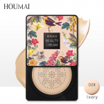 HOUMAI Small Mushroom Head Cushion Cream Kerge ja hingav peitekreem Isolation Bb Cream Liquid Foundation 02#Ivory
