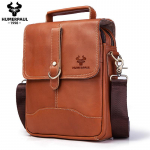 HUMERPAUL Travel Casual Meeste &otilde;lakott Tippkvaliteediga Crossbody kotid &Auml;ri meeste nahast k&auml;ekotid mahutavus Messenger kotid Kandekott Mees M pruun