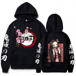 Jaapan Anime Kawaii Demon Slayer Kamado Nezuko Manga Pusad Pusad Topid Pulloverid T&auml;navar&otilde;ivad Unisex Multifilmi dressipluus L