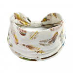 Puuvillane pehme pea&uuml;mbris Bandana turban elastne s&otilde;lme juukseaksessuaarid Vintage peapaelad laiad lilleprintid Boho 43