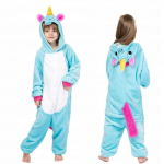 Kigurumi Onesie Kids Unicorn Pidžaamad Lastele Loomad Multikad Liiprid Beebi kost&uuml;&uuml;m Talvine T&uuml;drukud Licorne Jumspuit 5t
