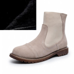 Naiste Chelsea saapad S&uuml;gistalv Uus Briti Stiilis Mood Martoni Saapad Naiste Seemisnahast Slip-on Poolsaapad Naistele 40