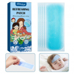 5 tk/karp Kasulik kulumiskindel, mugav v&auml;rskendav plaaster jahutuskleebis j&auml;&auml; lastele