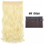 MERISIHAIR naiste mood n&auml;htamatu ilma klambriteta juuksepikendused s&uuml;nteetilisest kiust pikk sirge laineline juuksel&otilde;ik igap&auml;evaseks kandmiseks 55 cm