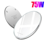 75 W Qi juhtmevaba laadija induktsioon kiire juhtmevaba laadimisalus iPhone 14 13 12 11 Pro Max X Xr Xs 8 Samsung Galaxy S30 S20 S10 S9 S8 Huawei Xiaomi jaoks 75W FAST Charging