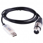 FTDI USB kuni 485 mooduli XLR RS485 jadaandmekaabel 1,8 M QLC DMX512 lavavalgustuse juhtkaabel 1.8m