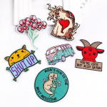 6 tk/pakk R&otilde;ivad Termoadhesiivsed plaastrid riietele &Otilde;mblusplaaster Tikitud plaastrid riietele