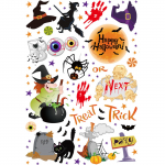 Halloweeni akende kleebised, Halloweeni peoakna kaunistamiseks One Size