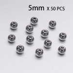 3/4/5/6/7/8MM roostevabast terasest vahehelmed metallist &uuml;mmargused lahtised vahehelmed ehete jaoks K&auml;ev&otilde;ru Leidmine DIY tarvikud roheline