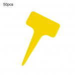 Pere ja aed 50 tk plastist taim T-kujulised sildid Markerid Lasteaed Lilledekoratsioon must