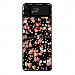 Telefoni&uuml;mbris Samsung Galaxy Z Flip 4 Z Flip3 5g &uuml;mbris jaoks Galaxy Z Flip Hard Shell Capa Funda Girl Women Butterfly Crown Love Samsung Z Flip3 5G
