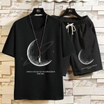 suvine meestemood vabaaja l&uuml;hikeste varrukatega T-s&auml;rk klassikaline &uuml;likond meeste avar suur suur kvaliteetne spordi&uuml;likond S