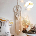 Macrame leaf unen&auml;op&uuml;&uuml;dja ​​LED vanik Unen&auml;op&uuml;&uuml;dja ​​andur