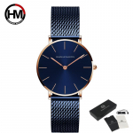 Hannah Martin naiste kvartskellad 3ATM veekindel luksuslik kristallist naiste k&auml;ev&otilde;ru Moodne naiste kvartskell terasest naiste k&auml;ekell