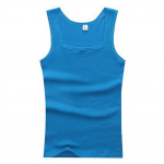 Meeste Lihasvestid Puuvillane Aluspesu Varrukateta Tank Top Solid Muscle Vest Aluss&auml;rgid Kandiline krae V&otilde;imlemisriided Kulturismi Tankid XXL
