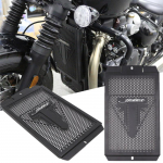Mootori radiaatori v&otilde;re kaitskate Bonneville T100 T120 Bobber Street Scramblerile Radiaatori raami v&otilde;rekaits Bobber LOGO Black