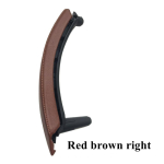 Auto Vasak Parem Salongi Reisija Uksek&auml;epide Nahast V&auml;limise Katte Liistukomplekt BMW X5 X6 E70 E71 E72 jaoks Right Red assembly black
