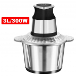 3/2L elektrilised hakklihamasinad 2 kiirusega liha-juurviljade t&uuml;keldaja roostevabast terasest purusti viilutaja toidukombain vorstimasin 2L