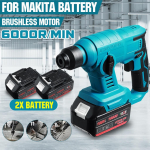1000 W harjadeta juhtmeta elektrivasara laetav multifunktsionaalne l&ouml;&ouml;ktrell p&ouml;&ouml;rdvasar elektrit&ouml;&ouml;riist 18 V Makita aku jaoks machine