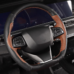 Chery Tiggo 8 Pro DIY Pehme Kiudnahast Roolikatted Auto Rool N&otilde;elte ja Niidiga Interj&ouml;&ouml;r must