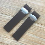 22*20mm must pruun sinine veekindel silikoonkummist asendus randme kellarihma rihma Ulysse Nardin DIVERI k&auml;ev&otilde;rule Without buckle
