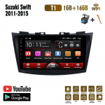 9-tolline Androidi autostereoraadio Suzuki Swifti 2011-2015 multimeediumivideopleierile Autostereo raadio GPS-navigatsioon WIFI 1+16GB