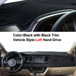 Kia Carnival YP 2015 2016 2017 2018 jaoks Auto Interj&ouml;&ouml;ri Armatuurlaua Kate Armatuurlaua Matt Vaip Vasakpoolse Rooliga Armatuurlaua Matt LHD Black black