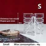 3D-j&otilde;ulupuu vormid k&uuml;&uuml;nlavormid k&uuml;&uuml;nalde valmistamiseks samba plastikust DIY k&uuml;&uuml;nla Bougie k&auml;sit&ouml;&ouml;ks 6.6*8cm