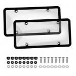 2x l&auml;bipaistev peegelduv kiirusevastane punase tule tasuline kaamera stopper numbrim&auml;rgi kate Muudetud numbrim&auml;rgi kaitsed kest