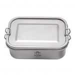 Camping Bento Box Titanium Bento Box Outdoor 800 ml L&otilde;unakarbi ristk&uuml;likukujuline toidu hoiukonteiner Ti88