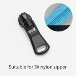 5tk 3#/5# t&otilde;mblukuga liugurid Automaatne lukk metallist mattmust must t&otilde;mblukuga liugurid metalli/nailoni/vaigu jaoks T&otilde;mblukud DIY &otilde;mblustarbed 4-4.6mm