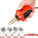 100W klammerdaja plastist keevitusmasin plastist p&otilde;rkeraua jootekolb garaažit&ouml;&ouml;riistad auto kaitserauad paranduskomplektid PVC keevitusmasin Welder with 1000Pcs Nails