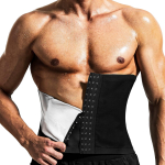 Meeste v&ouml;&ouml;treening trimmerv&ouml;&ouml; salendav kehavormija treeningu vormiv riietus kehakaalu langetamiseks Fitness Fat Burner sauna higipaelad S/M must/sinine