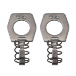 Kuuma veesoojendi kaane kaamera lukk metallist ukse riivi kinnitus, mis sobib kappidega haagiselamute haagise tarvik 2-osaline