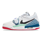 Air Jordan Legacy 312 Low GS Laste Easter tossud Valge Valerian-Sinine DV9127-101 35.5