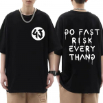 Ken Block Letter Print Meeste T-s&auml;rk Suvine mood Ken Block 43 Sama stiili T-s&auml;rk Meeste Naiste Avarate l&uuml;hikeste varrukatega &uuml;lisuure t-s&auml;rk XXL