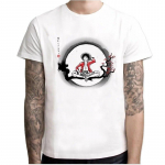 One Piece T-s&auml;rk Japanese Anime Shirt Meeste T-s&auml;rk Luffy T-s&auml;rgid Clothing Tee XS valge