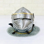 Keskaegne Bascinet SCA Armour Pig Face Kiiver Klappvisor Bascient Knight Kiiver Kantav Keskaegne Knight Pig Face Kiiver