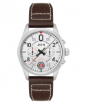 AVI-8 Spitfire Lock Chronograph Aircraft White Dial Quartz AV-4089-05 meeste k&auml;ekell valge