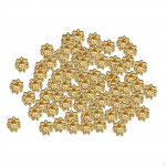 200 tk Daisy Flower spacer helmed DIY metallist lahtised lilled ehete valmistamiseks,