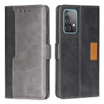 P&otilde;imitud rahakotikott Samsung A11 A12 A32 A52 A72 A82 A51 A50 A30 A10 jaoks, klappkott S20 FE S21 Plus Note 20 Ultra jaoks, nahast kate, kaardipesa, telefoni p&otilde;rkeraud Samsung A71 (4G) must