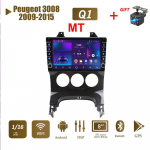 icreative Peugeot 3008 2009-2015 jaoks koos nupu nupuga Android autoraadio multimeediumipleier Navigatsioon stereo GPS 2 Din 1+16GB 1+16GB,AT
