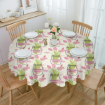 Pudellillega k&auml;sitsi maalitud &uuml;mmargune laudlina veekindel lauakate pulmapeo kaunistamiseks s&ouml;&ouml;gilaua kate 4pcs 33x48 Table mat