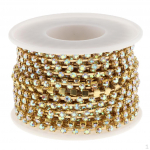 Rhinestone Cup Sulge ahel kuld