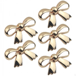 5 Pieces Fashion s Bowknot Buckle Jewelry Decor Decorative Clasp Garments Hardware Charm for Craft 5pcs Dark Grey