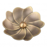 Viirukip&otilde;leti pulgad Viiruki messingist hoidik Eemaldatav lootosekujuline tuhap&uuml;&uuml;dja ​​Sile kuumakindel kodu kuldne