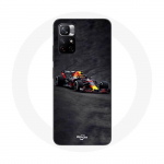 Redmi Note 11 5G &uuml;mbris Formula 1 Max Verstappen F1 must punane ja kollane