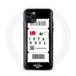 Coque iphone 11 billet d'avion istanbul