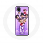 Coque pour Xiaomi Redmi 9C BTS TinyTAN Animation Affiche RM Jin Suga J-Hope Jimin Jungkook Et V