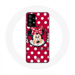 Coque pour Samsung Galaxy A13 4G / A13 4G Lite Minnie Mouse Dessin anim&eacute; Rouge